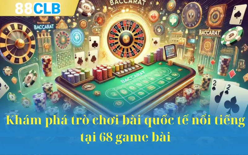 Khám phá trò chơi bài quốc tế nổi tiếng tại 68 game bài