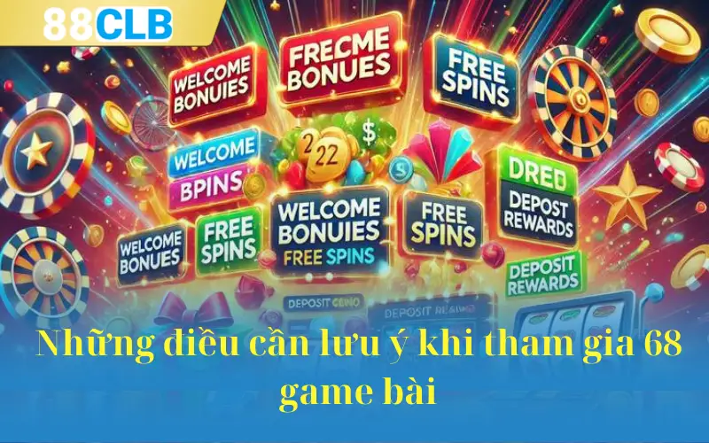 Những ưu đãi hấp dẫn khi tham gia 68 game bài